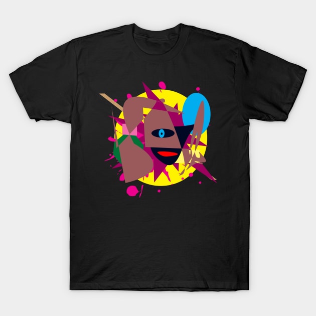 por art crazy T-Shirt by rickylabellevie